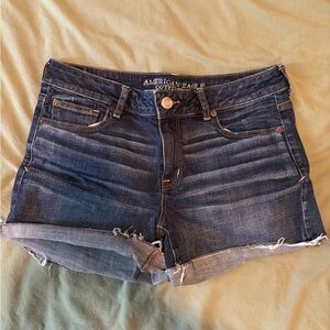 American Eagle Outfitters Dark Blue Jean Shorts